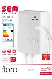 Fioara Elektrikli Şofben